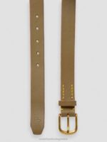 άνδρες δερμάτινη ζώνη χακί 0J8D718 αξεσουάρ Scotch & Soda - Image 4