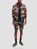 άνδρες εμπριμέ αναστρέψιμο bomber jacket combo α 0J8D562 είδη ένδυσης Scotch & Soda - Image 2