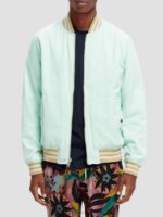 άνδρες εμπριμέ αναστρέψιμο bomber jacket combo α 0J8D562 είδη ένδυσης Scotch & Soda - Image 5