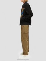 άνδρες κεντημένο καστόρι bomber jacket μαύρος 0J8D563 είδη ένδυσης Scotch & Soda - Image 9