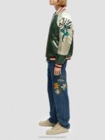 άνδρες κεντημένο σατέν bomber jacket combo α 0J8D559 είδη ένδυσης Scotch & Soda - Image 11
