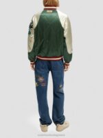 άνδρες κεντημένο σατέν bomber jacket combo α 0J8D559 είδη ένδυσης Scotch & Soda - Image 4
