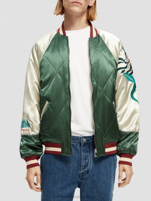 ceaccebdceb4cf81ceb5cf82_cebaceb5cebdcf84ceb7cebcceadcebdcebf_cf83ceb1cf84ceadcebd_bomber_jacket_combo_ceb1_0j8d559_ceb5ceafceb4ce.jpg άνδρες κεντημένο σατέν bomber jacket combo α 0J8D559 είδη ένδυσης Scotch & Soda - Image 1
