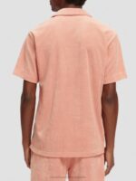 άνδρες κεντητό πουκάμισο με πετσέτα φοινικόπτερος 0J8D296 είδη ένδυσης Scotch & Soda - Image 3