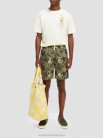άνδρες μακρυά εμπριμέ κολύμπι κοντά camo floral aop 0J8D676 είδη ένδυσης Scotch & Soda - Image 2