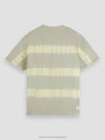 άνδρες οργανική γραβάτα t-shirt με χαλαρή εφαρμογή αμμόπετρα 0J8D389 είδη ένδυσης Scotch & Soda - Image 6