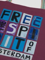 άνδρες πάνινη τσάντα με έργα τέχνης ντάλια 0J8D698 αξεσουάρ Scotch & Soda - Image 5