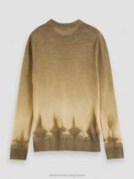 άνδρες πουλόβερ με ντεγκραντέ tie-dye μαλλί combo γ 0J8D643 είδη ένδυσης Scotch & Soda - Image 6