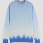 άνδρες πουλόβερ με ντεγκραντέ tie-dye μαλλί combo α 0J8D644 είδη ένδυσης Scotch & Soda