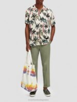 άνδρες το blake poplin chino στρατός 0J8D502 είδη ένδυσης Scotch & Soda - Image 2
