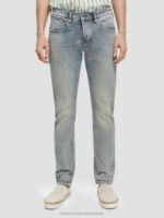 άνδρες το κανονικό slim fit τζιν ralston πρώτο βουητό 0J8D587 είδη ένδυσης Scotch & Soda