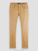 άνδρες το skim super slim fit βαμμένο με τζιν άμμος 0J8D580 είδη ένδυσης Scotch & Soda - Image 5
