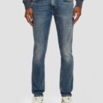 άνδρες το skim super-slim fit τζιν ημισέληνος 0J8D584 είδη ένδυσης Scotch & Soda