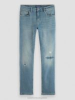 άνδρες το skim super-slim fit τζιν πράσινο όνειρο 0J8D585 είδη ένδυσης Scotch & Soda - Image 5