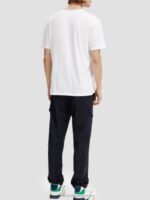 άνδρες T-shirt από οργανικό βαμβάκι με χαλαρή εφαρμογή άσπρο 0J8D454 είδη ένδυσης Scotch & Soda - Image 3