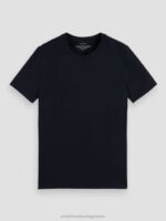 άνδρες T-shirt από οργανικό βαμβάκι Νύχτα 0J8D445 είδη ένδυσης Scotch & Soda - Image 3