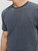 άνδρες T-shirt βαμμένο με κανονική εφαρμογή ΠΟΛΕΜΙΚΟ ΝΑΥΤΙΚΟ 0J8D427 είδη ένδυσης Scotch & Soda - Image 4