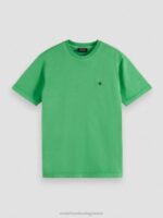 άνδρες T-shirt βαμμένο με κανονική εφαρμογή αμαζόνα 0J8D428 είδη ένδυσης Scotch & Soda