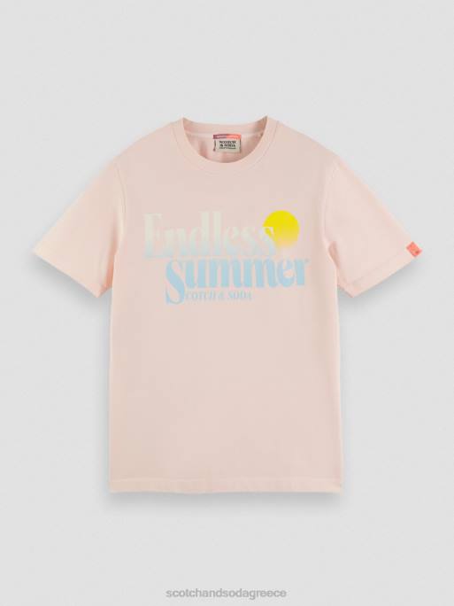 ceaccebdceb4cf81ceb5cf82_t_shirt_cebcceb5_cebaceb1cebdcebfcebdceb9cebaceae_ceb5cf86ceb1cf81cebccebfceb3ceae_ceb2ceb1cebccebc.jpg άνδρες T-shirt με κανονική εφαρμογή, βαμμένα με έργα τέχνης τριαντάφυλλο 0J8D356 είδη ένδυσης Scotch & Soda - Image 1