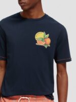 άνδρες T-shirt με κανονική εφαρμογή ΠΟΛΕΜΙΚΟ ΝΑΥΤΙΚΟ 0J8D434 είδη ένδυσης Scotch & Soda - Image 4