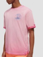άνδρες T-shirt με κρύα έργα τέχνης κερασόχρωμος 0J8D377 είδη ένδυσης Scotch & Soda - Image 4