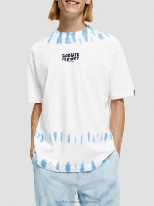 άνδρες T-shirt με οργανική tie-dye artwork combo β 0J8D404 είδη ένδυσης Scotch & Soda - Image 1