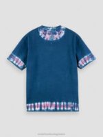 άνδρες T-shirt με οργανική tie-dye artwork combo d 0J8D405 είδη ένδυσης Scotch & Soda - Image 6