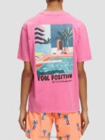 άνδρες t-shirt με χαλαρή εφαρμογή κερασόχρωμος 0J8D423 είδη ένδυσης Scotch & Soda - Image 3