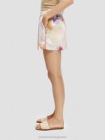 γυναίκες εμπριμέ φαρδύ σορτς εκτύπωση κίνησης 0J8D244 είδη ένδυσης Scotch & Soda - Image 8