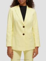 γυναίκες μονόπλευρο blazer ποπ κορν 0J8D182 είδη ένδυσης Scotch & Soda - Image 4