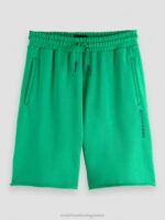 γυναίκες σορτς από οργανικό βαμβάκι amazon green 0J8D253 είδη ένδυσης Scotch & Soda - Image 5