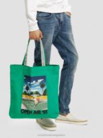 γυναίκες τσάντα από καμβά έργα τέχνης amazon green 0J8D267 αξεσουάρ Scotch & Soda