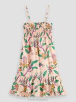 παιδιά εμπριμέ smocked midi φόρεμα λουλουδόκηπος 0J8D731 είδη ένδυσης Scotch & Soda - Image 5