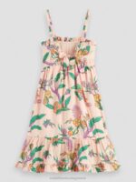 παιδιά εμπριμέ smocked midi φόρεμα λουλουδόκηπος 0J8D731 είδη ένδυσης Scotch & Soda - Image 6