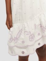 παιδιά μίντι φόρεμα broderie anglaise υπόλευκο 0J8D733 είδη ένδυσης Scotch & Soda - Image 4