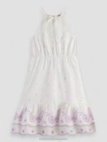 παιδιά μίντι φόρεμα broderie anglaise υπόλευκο 0J8D733 είδη ένδυσης Scotch & Soda - Image 5