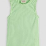 παιδιά τοποθετημένη rib-knited top tank άσβεστος 0J8D745 είδη ένδυσης Scotch & Soda