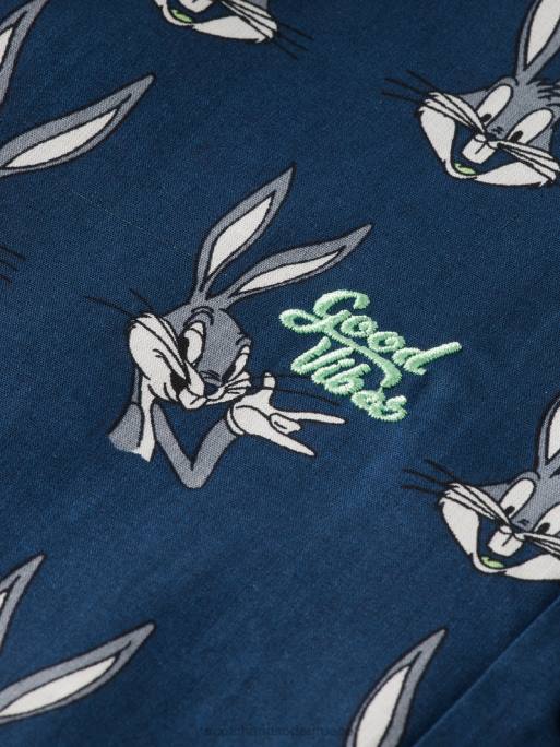 παιδιά Looney tunes εμπριμέ πουκάμισο camp bugs bunny aop 0J8D799 είδη ένδυσης Scotch & Soda - Image 3